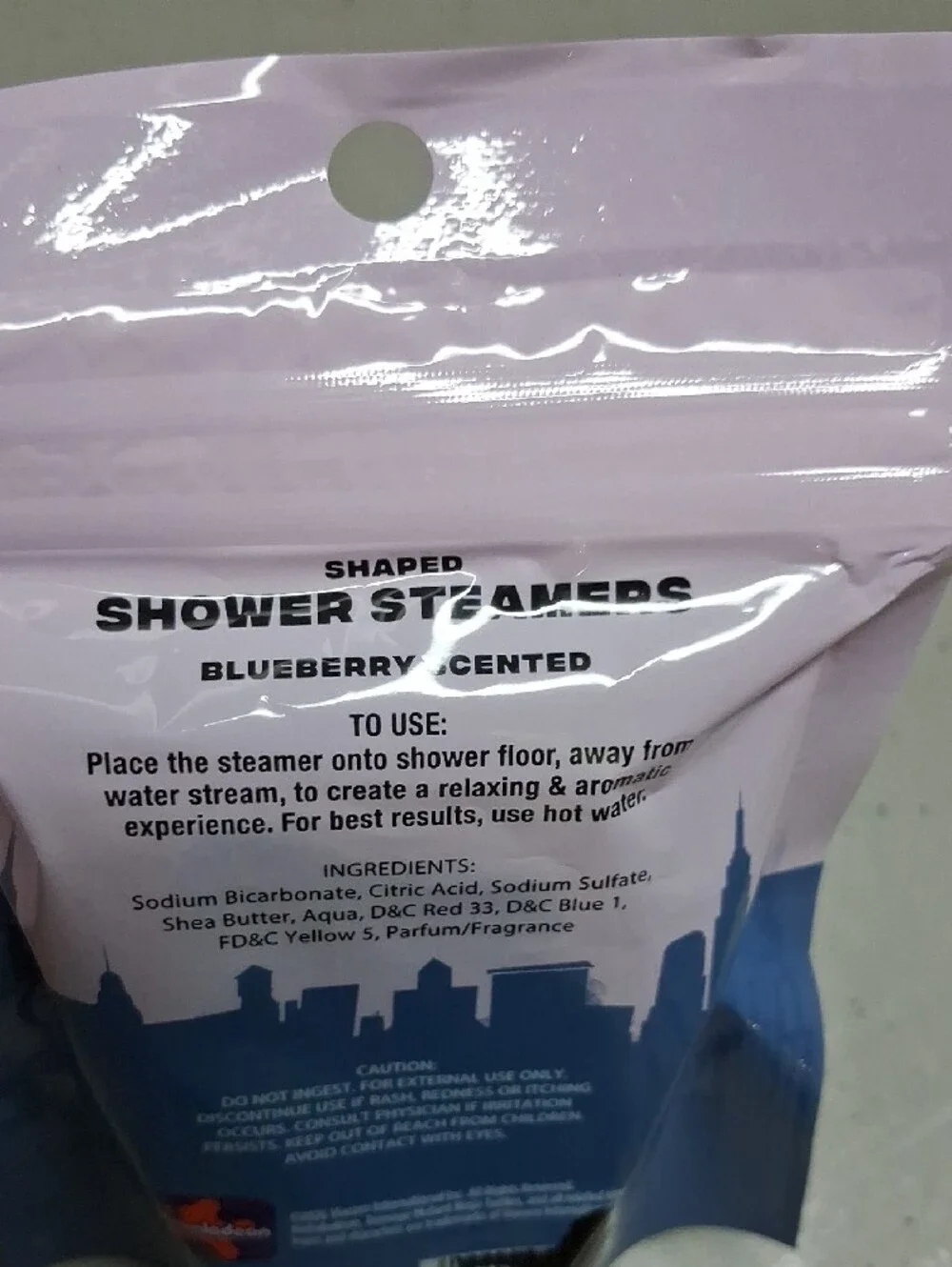 Shower Steamer: Rose Scented, Blueberry Scented.